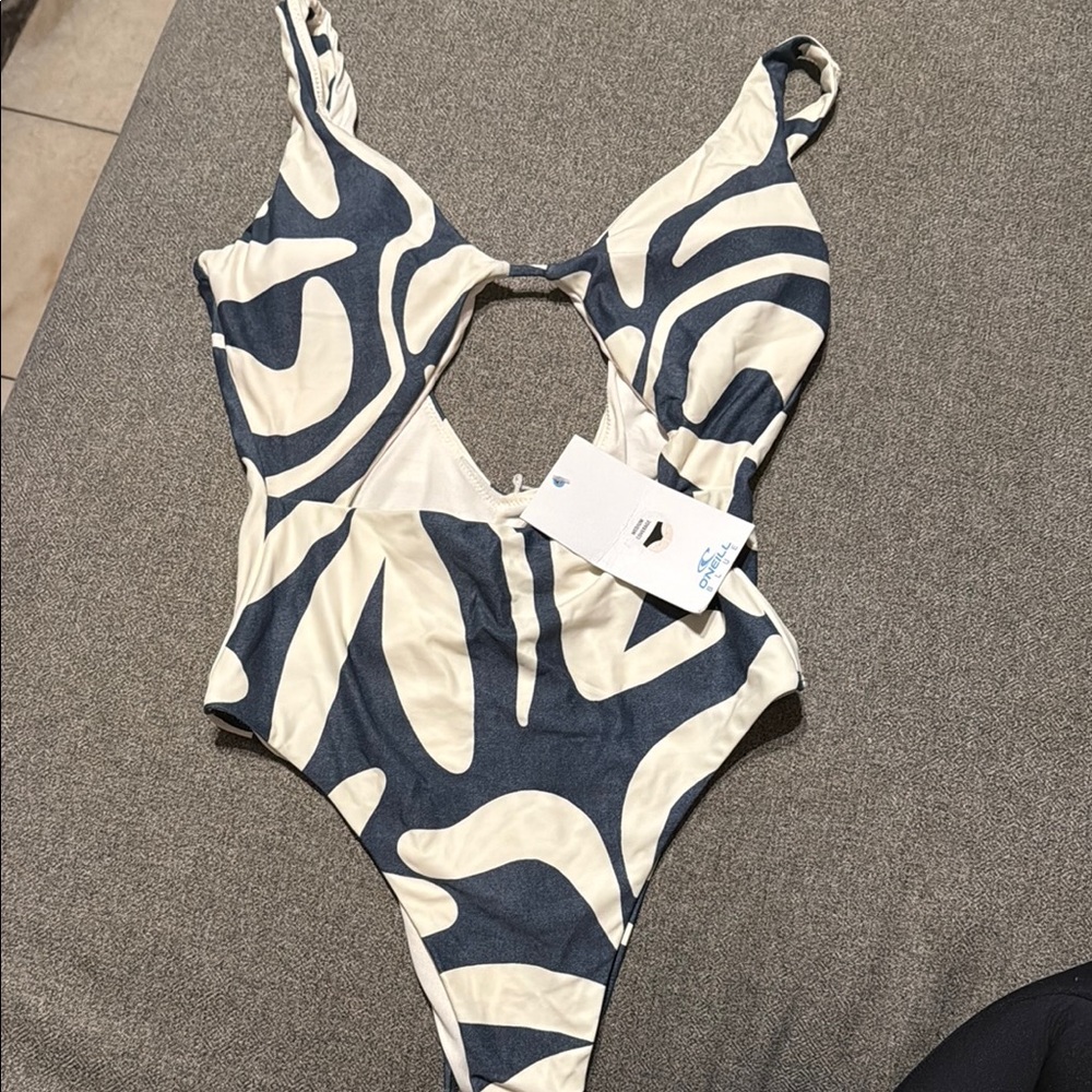 O’Neil Stylish Blue and White Swimsuit